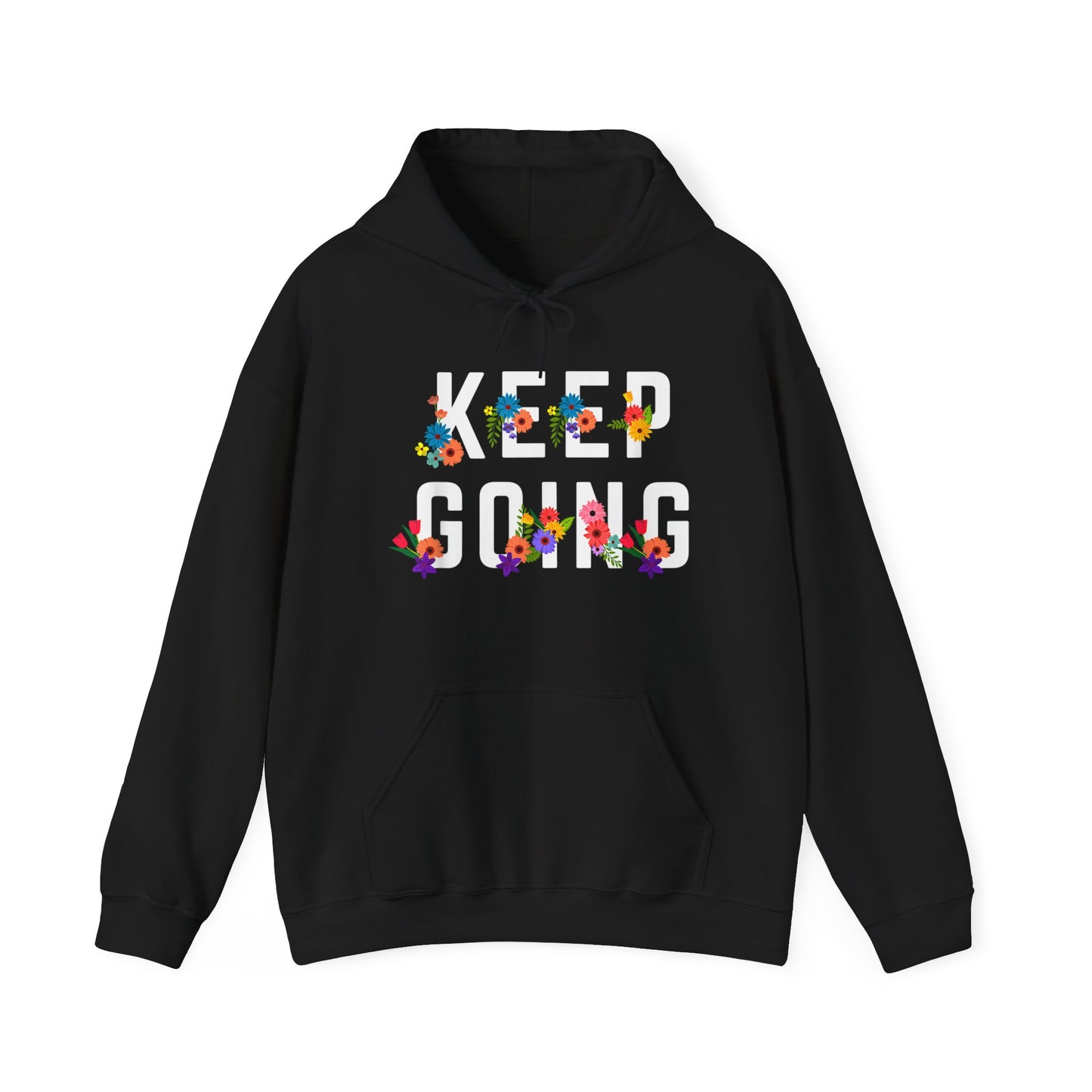 Keep Going, Mental Health Awareness Unisex Heavy Blend™ Hooded Sweatshirt